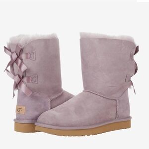 UGG Women's Bailey Bow Boots- Light Purple